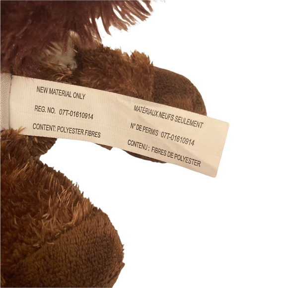 AURORA Brown and White Plush Horse Mini Flopsie 7” - Picture 7 of 10